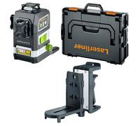 Laserliner PowerPlane-Laser 3G Multi-18V Laser Á Ligne Croisée Dans L-Boxx - 3 Lignes - Vert - 60m - IP54