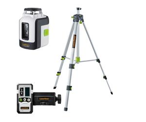Laserliner SmartLine - Laser Set 360 Avec Trépied Et Récepteur En Sac - Vert - 30m - 2 Lignes