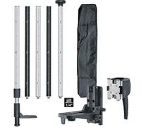 LASERLINER - TelePod Plus 330 cm - Bâton de fixation télescopique - Support de fixation de 1/4" - Aluminium robuste - Hauteur réglable jusqu'à 330 cm