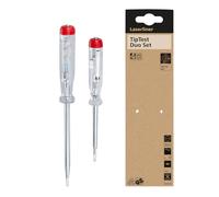 Laserliner Testeur de phase, kit TipTest Duo, 2 testeurs de tension unipolaires de différentes longueurs, test de phase rapide, certifié VDE GS