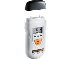Laserliner VapCheck Hygromètre pour Bois et matériaux de Construction | Humidimètre du bois, indicateur LED humide/sec, mesure de la température et fonction Hold, boîtier en plastique recyclé