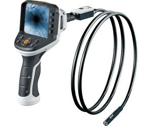 LaserlinerCaméra endoscopique avec éclairage, VideoFlex G4 Duo, caméra d'inspection pour tuyaux, cavités et véhicules Automobiles, caméra pour tuyaux étanche avec Vues interchangeables