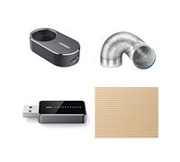 LaserPecker L2 Pack d'accessoires, Adaptateur Bluetooth + Bouton d'opération par lots + Tuyau d'échappement + Plaque de coupe, Accessoires de machine de gravure laser, exclusifs à LaserPecker 2