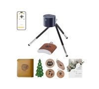 LaserPecker LP1 Pro Graveur Laser 500mW Mini Machine à Gravure Laser Portable à Diode Moteur Double CoreXY Zone de Gravure 100x100mm avec Trépied pour Papier/Bois/Cuir/Acrylique etc.(Métal PAS Inclus)