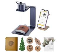 LaserPecker LP1 Pro Graveur Laser 500mW Portable Machine à Gravure Laser Engraver DIY Gravure pour Papier Bois Cuir Acrylique et Autres Matériaux Non Métalliques, avec Support & Boucliers & Sac
