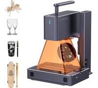 LaserPecker LP2 Graveur Laser 5W Machine à Graver Laser Portable Découpeur Laser 36000mm/min Haute Vitesse, Point de 0.05mm Gravure Laser Engraver pour Bois Cuir Verre - avec Rouleau