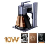 LaserPecker LP2 Plus Graveur Laser Diode 10W, Mini Machine de Gravure d'Artisanat Ultra-Rapide 4000 mm/s Résolution 4K/2K/1K Précisé Portable pour Bois,Papier,Cuir,Pierre,Acrylique,Métaux Revêtus,DIY