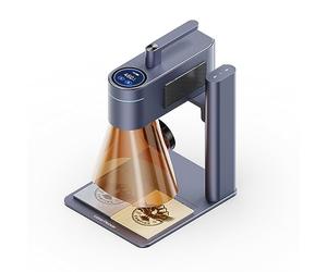 LaserPecker LP4 Graveur Laser Portable, Machine de Gravure 2W IR 1064nm + 10W Bleu 450 nm Double Laser, Marquage Laser Professionnelle pour Bois Métal Cuir, DIY à Domicile - Basique