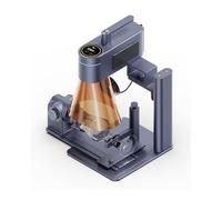 LaserPecker LP4 Graveur Laser Portable, Machine de Gravure double 2W 1064nm Infrarouge + 10W 540nm Bleu, Marquage Laser Professionnelle pour Bois Métal Cuir, DIY - avec Axe de Rotation