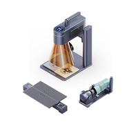 LaserPecker LP4 Graveur Laser Portable, Machine de Gravure Laser 2W Infrarouge 1064nm + 10W Bleu 540nm Double Laser, Marquage Laser Professionnelle pour Bois Métal Cuir, DIY à Domicile - Deluxe