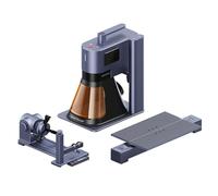 LaserPecker LP5 20W Graveur Laser Double à Fibre & Diode, Machine de Gravure Laser 8K Ultra Rapide 10000mm/s Traitement par lots Gaufrage 3D - avec Extension Rotative & Coulissante (Deluxe)