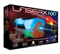 LaserX Ultra NXT Blasters à Piles, système avancé d'étiquette Laser Domestique conçu pour Le Jeu interactif, Comprend Deux Blasters High-Tech, pour Jeux Laser tag, Compatible avec Tous Les systèmes
