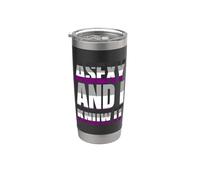 L'asexualité asexuée et je le sais Gobelet isotherme en acier inoxydable double paroi