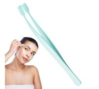 Lash Applicator, Precision Eyelash Cluster Tweezers, Stainless Steel Non-Slip Professional Makeup Tool, Ideal for Travel, Salon, Styling & Defining Lashes for Women & Girls, 11.9x1.1cm
