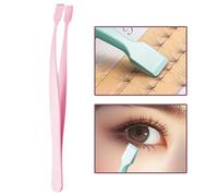Lash Applicator Tool - Flat Lower Eyelash | Eyelash Cluster Applicator Tweezers | Non Slip Precise Professional Makeup Tool For Travel Salon Separating Girls Women Styling Defining