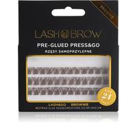 Lash Brow Press&Go Self-Adhesive Eyelashes grappes de faux-cils auto-adhésifs Party Fever Brownie 1 pcs