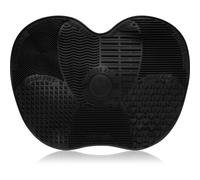 Lash Brow Silicone Make-up Brush Wash Matte Black tapis de nettoyage pour brosses de maquillage taille XL 1 pcs