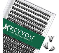 Lash Clusters 300Pcs Individual Lashes 40D 0.07D Curl 8-16MIX Lash Extensions Clusters Lashes Soft&Natural False Eyelashes Individual DIY Eyelash Extension at Home(40D-0.07D,8-16MIX)