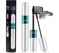 Lash Cosmetics Vibely Mascara 2 en 1 pour un effet d'allongement et d'épaississement naturel, mascara de cils en fibre de soie 4D,cils longs, épais, résistants aux taches (1 pièce)