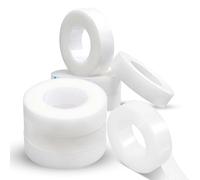 Lash Tape, fenshine 8 Rolls PE Micropore Medical Tape for Eyelash Extension, Fabric Tape For False Eyelash Patch Makeup Tool 0.5 inch x 29.5 ft,Translucent (8Rolls)