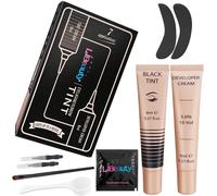 Lash Tint Blackkit De Teinture Pour Cilsla Teinture Noire Naturelle Pour Sourcils Dure Jusqu'à 4 Semainesfacile À Utiliser Pour Les Salons Et Les Débutants