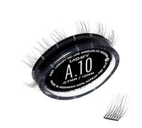 Lashify | Amplify Recharge d'extensions de cils Gossamer DIY 10 mm, noir, faux cils faciles pour un look naturel