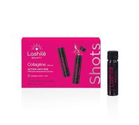 Lashilé Beauty - Shots Collagène 5000 mg Action Anti-âge Nutricosmétique à boire Programme 14 Jours marin type 1 et 3, Zinc Solution Orale 210 ml