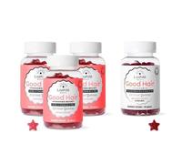 Lashilé Beauty - Complément Alimentaire - Anti-chute, croissance et fortification cheveux - Coffret Exclusive 3 Good Hair women et 1 Hair - Biotine, Fer, Zinc, MSM, B12 - Cure 3 Mois - 240 Gummies