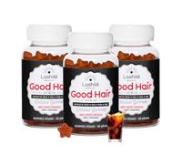 Lashilé Beauty - Complément Alimentaire - Anti-Chute Homme & Renforcement Capillaire - Croissance & Densité Good Hair Men - Made in France - Zinc, Maca, Cheveux de Vénus - Cure 3 Mois 180 Gummies