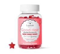 Lashilé Beauty - Complément Alimentaire Cheveux Femme Enceinte - Croissance & Fortification capillaire pendant la Grossesse et l'Allaitement - Good Hair Femme Enceinte - Cure 1 Mois 60 Gummies