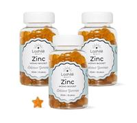 Lashilé Beauty - Complément Alimentaire - Maintien d'une peau et de cheveux normaux - Mono ingredient Zinc - Made in France - Cure 3 Mois 180 Gummies