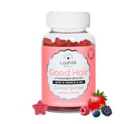Lashilé Beauty - Complément Alimentaire - Pousse accélèrée, Croissance & Fortification des cheveux - Good Hair Vitamines - Made in France - Biotine, Zinc Vitamine B8, C, B6 - Cure 1 Mois 60 Gummies