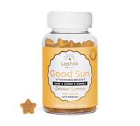 Lashilé Beauty - Complément Alimentaire Solaire - Autobronzant Préparateur & Accelere le bronzage - Good Sun Vitamines - Efficacité Prouvée - Vitamine E & A Bêta-carotène - Cure 1 mois 60 Gummies