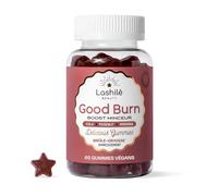 Lashilé Beauty Good Burn Gummies Brûle Graisse Ventre Plat Perte de Poids | Complément alimentaire minceur - Gummies cola, pissenlit, moringa, zinc - Digestion des graisses soutenue - 60 gummies
