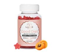 Lashilé Beauty - Good Diet - Coupe-Faim Puissant & Contrôle de l’Appétit - Complément Alimentaire Végan - Made in France - Caroube, Chrome, L-Tyrosine - Cure 1 Mois (60 Gummies)