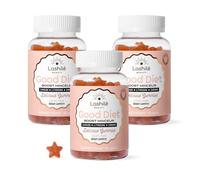 Lashilé Beauty Good Diet CoupeFaim Satiété & Contrôle de l'Appétit | Complément alimentaire minceur - Gummies caroube, chrome, L-tyrosine - En finir avec les fringales de 17h - 180 gummies