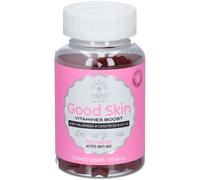 Lashilé Beauty - Good Skin Anti age et anti rides Nouvelle formules sans sucres Compléments Alimentaires Cure 1 mois Fabrication Française Vitamine C, E, Acide Hyaluronique, Q10 Gummies 60 pc(s)