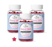 Lashilé Beauty Good Skin Night Régénération & Éclat de la Peau la Nuit | Complément alimentaire peau - Gummies coenzyme Q10, vitamines A et C, zinc - Se réveiller avec une belle peau - 180 gummies