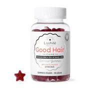 Lashilé Beauty - Gummies Anti-Chute Cheveux - Croissance & Fortification capillaire - Complément Alimentaire Anti-Chute Cheveux - Good hair women - Biotine Zinc Vitamine B6 - Cure 1 Mois 60 Gummies
