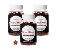 Lashilé Beauty - Gummies cheveux homme - Anti-Chute & Renforcement Capillaire - Complément Alimentaire - Good Hair Men - Zinc Maca Cheveux de Vénus - Cure 3 Mois 180 Gummies