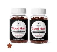 Lashilé Beauty - Gummies cheveux homme - Anti-Chute & Renforcement Capillaire - Complément Alimentaire - Good Hair Men - Zinc Maca Cheveux de Vénus - Cure 2 Mois 120 Gummies