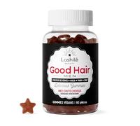 Lashilé Beauty - Gummies cheveux homme - Anti-Chute & Renforcement Capillaire - Complément Alimentaire - Good Hair Men - Zinc Maca Cheveux de Vénus - Cure 1 Mois 60 Gummies