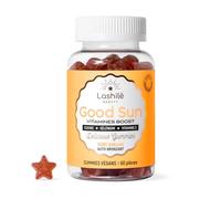 Lashilé Beauty - Gummies Solaire - Autobronzant Préparateur & Accélére le bronzage - Good Sun - Complément Alimentaire Solaire -Vitamine E & A Bêta-carotène - Cure 1 mois 60 Gummies