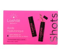 Lashilé Beauty - Shots Acide Hyaluronique 150 mg Anti-rides et élasticité de la peau Nutricosmétique à boire Programme 14 Jours hyaluronique, Zinc Solution Orale 210 ml