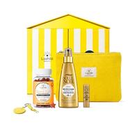 Lashilé Beauty x Soleil Noir - Coffret Bronzage Sublime Édition Limitée | Gummies Good Sun + Huile Sèche SPF10 + Stick Lèvres SPF30 | Prépare, Active & Prolonge le Bronzage | lot de 4