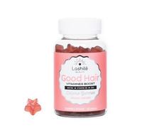 Lashilé Beauty - Beauté, pousse, fortification des cheveux Good Hair Vitamins Nouvelle formule sans sucres Fabrication francaise Cure 1 mois 60 Gummies Biotine, Zinc, Vitamine B8, C, B6… 150 g