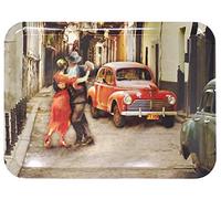 Lashuma XXL Plateau de service 50x37 cm, Plateau à vaisselle Design: Tango, Plateau à boissons rectangulaire