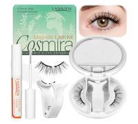 LASHVIEW Cils magnétiques doux avec applicateur, cils magnétiques doux réutilisables, aspect naturel, pas besoin de colle, boîte tout-en-un portable confortable et pratique (RCY14)