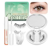 LASHVIEW Cils magnétiques doux avec applicateur, cils magnétiques doux réutilisables, aspect naturel, pas besoin de colle, boîte tout-en-un portable confortable et pratique (RCY01)