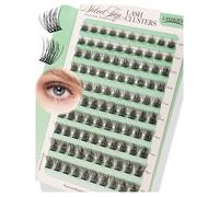 LASHVIEW Extensions de cils en cluster Look naturel Extensions de cils en cluster Super Soft Lashes 10-16mm MIX (CC07)